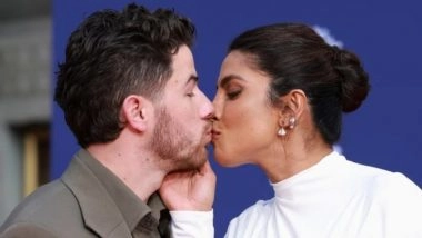 Priyanka Chopra Shares Sweet Kiss With Husband Nick Jonas, As Jonas Brothers Get Honoured With Handprint Ceremony at TCL Chinese Theatre (View Post)