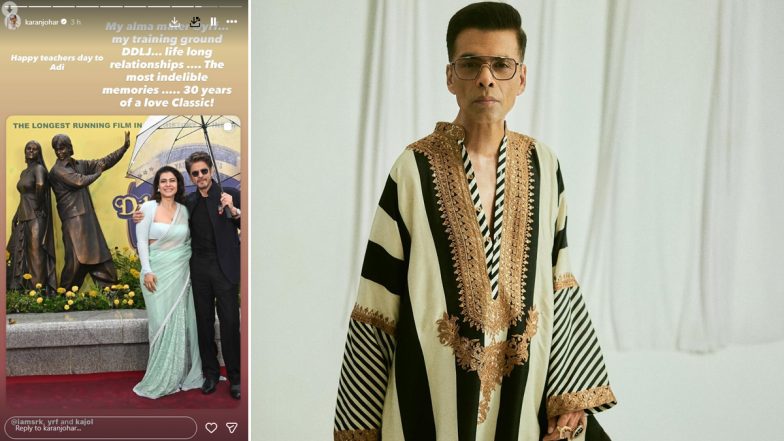 ‘My Training Ground, My Alma Mater’: Karan Johar on 30 Years of Shah Rukh–Kajol’s DDLJ (View Post)