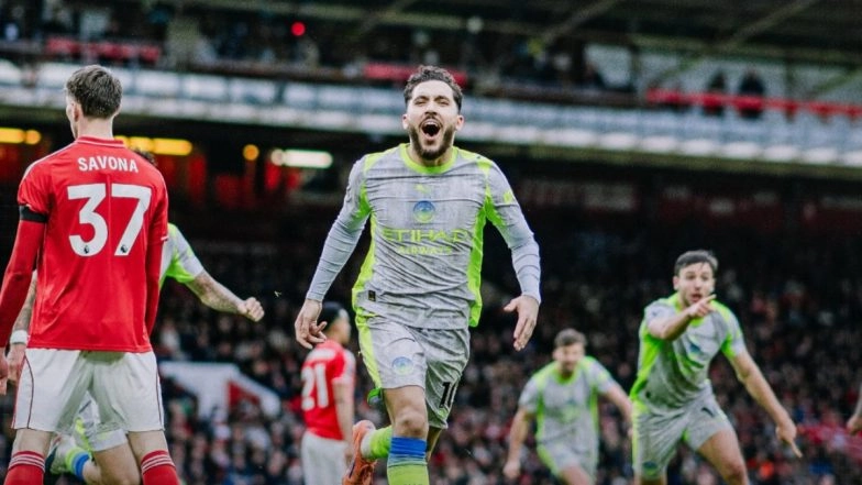 Nottingham Forest 1-2 Manchester City, Premier League 2025-26: Tijjani Reijnders, Rayan Cherki Find Net Each As Cityzens Edge Past the Tricky Trees To Claim Top-Spot