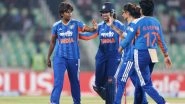 India Women Defeat Sri Lanka Women By 30 Runs in 4th T20I 2025; Smriti Mandhana, Shafali Verma Shine As Women in Blue Take 4-0 Lead