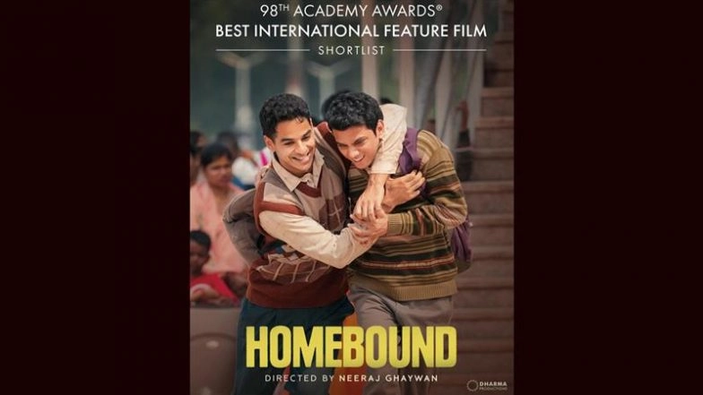 Oscars 2026: Ishaan Khatter and Vishal Jethwa Starrer 'Homebound' Shortlisted Among Top 15 Films for Best International Feature