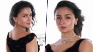 Red Sea International Film Festival 2025: Alia Bhatt Dazzles in Classic Black Gown in Jeddah (View Pics)