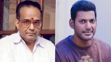 AVM Saravanan Passes Away: Actor Vishal Pays Heartfelt Tribute to Legendary Producer of AVM Studios; Says ‘Your Films Will Always Be a Learning Ground for Aspiring Filmmakers’ (View Post)