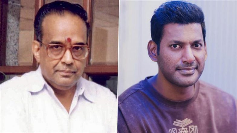 AVM Saravanan Passes Away: Actor Vishal Pays Heartfelt Tribute to Legendary Producer of AVM Studios; Says &lsquo;Your Films Will Always Be a Learning Ground for Aspiring Filmmakers&rsquo; (View Post)