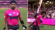 Angry Babar Azam Smashes Boundary Cushion After Being Dismissed, Pakistan Batter Was Furious As Steve Smith Denied Him Single (Watch Video)