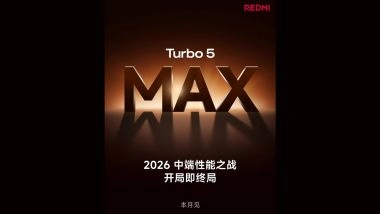 Redmi Turbo 5 MAX Launch in China This Month; Check Expected Price, Specifications and Features