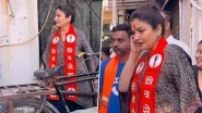 BMC Elections 2026: Raveena Tandon Backs Uddhav Thackeray&rsquo;s Shiv Sena, Joins Campaign Drive in Mumbai (Watch Video)
