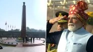 Republic Day 2026: PM Narendra Modi Pays Tribute to Fallen Soldiers at National War Memorial in Delhi (Watch Videos) Republic Day 2026: PM Narendra Modi Pays Tribute to Fallen Soldiers at National War Memorial in Delhi (Watch Videos)