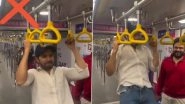 ‘Grab Handles Are Not for Hanging’: Mumbai Metro Warns Varun Dhawan After Bollywood Actor’s ‘Pull-Ups’ Video Inside Coach Goes Viral ‘Grab Handles Are Not for Hanging’: Mumbai Metro Warns Varun Dhawan After Bollywood Actor’s ‘Pull-Ups’ Video Inside Coach Goes Viral