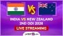India vs New Zealand Live Streaming Online, 2nd ODI 2026: How To Watch IND vs NZ Cricket Match Live Telecast on TV