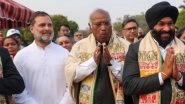 BJP Accuses Rahul Gandhi of Disrespecting Northeast Culture at Rashtrapati Bhavan Event; Claims He Ignored President Droupadi Murmu’s Request to Wear Patka Twice (See Pics) BJP Accuses Rahul Gandhi of Disrespecting Northeast Culture at Rashtrapati Bhavan Event; Claims He Ignored President Droupadi Murmu’s Request to Wear Patka Twice (See Pics)