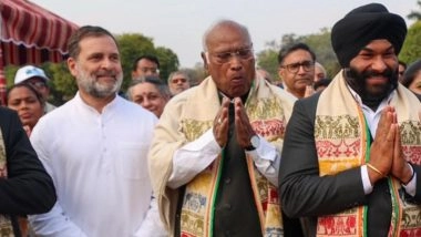 BJP Accuses Rahul Gandhi of Disrespecting Northeast Culture at Rashtrapati Bhavan Event; Claims He Ignored President Droupadi Murmu&rsquo;s Request to Wear Patka Twice (See Pics)
