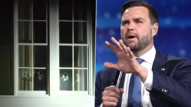 JD Vance House Attack: US Vice President's Residence in Ohio Attacked, Windows Smashed; Suspect in Custody
