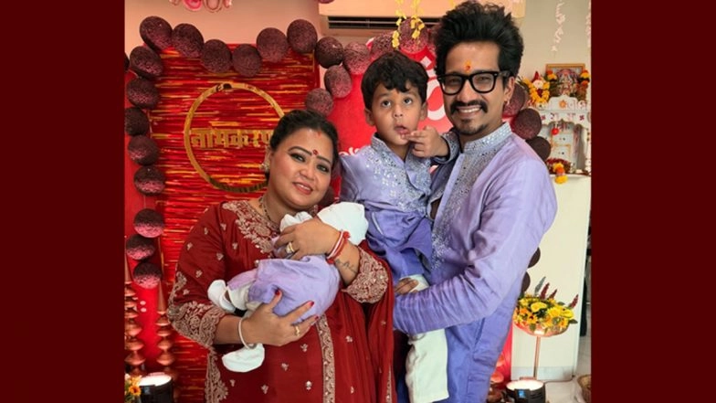 Bharti Singh and Harssh Limbaachiya Reveal Newborn Son’s Name As Yashveer, Share Adorable Pooja Pictures on Social Media (View Post)