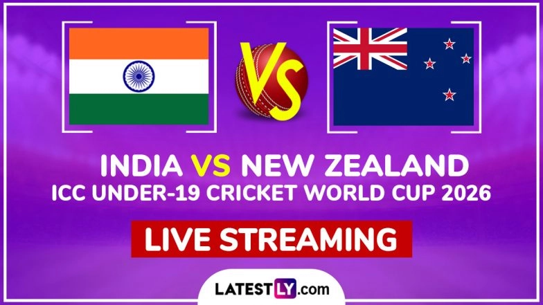 India vs New Zealand Live Streaming Online, ICC Under-19 Cricket World Cup 2026: How To Watch IND U19 vs NZ U19 Cricket Match Live Telecast on TV