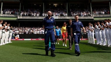 Ashes 5th Test 2025-26: England and Australia Players Form Guard of Honour for Bondi Attack Heroes