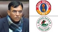 Began or Bagan! Sports Minister Mansukh Mandaviya's Slip of Tongue Video for Mohun Bagan and East Bengal During PC Related To ISL 2025-26 Goes Viral