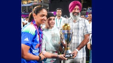 &lsquo;Feels Wonderful That My Daughter Has Been Named for Padma Shri&rsquo;: Harmanpreet Kaur&rsquo;s Father Urges Parents to Encourage Children to Take Up Sports