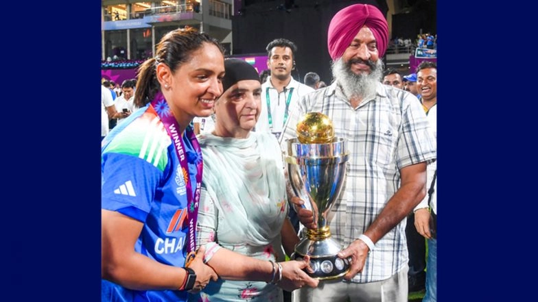 ‘Feels Wonderful That My Daughter Has Been Named for Padma Shri’: Harmanpreet Kaur’s Father Urges Parents to Encourage Children to Take Up Sports