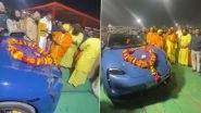Who Is Satua Baba? Spiritual Leader at Magh Mela 2026 Draws Attention for Luxury Car Collection (Watch Video)