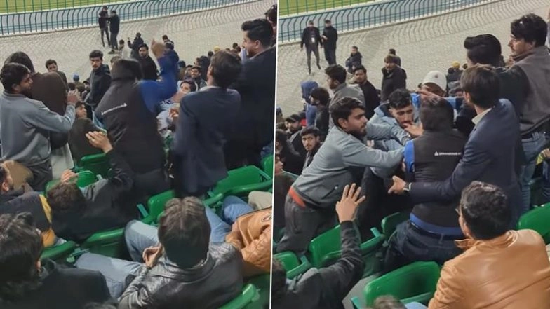 Spectators Fight During PAK vs AUS 1st T20I in Lahore, Video Goes Viral