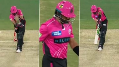 Babar Azam's Big Bash League Poor Form Continues, Pakistan Batter Scores 14 Runs During Melbourne Stars vs Sydney Sixers BBL 2025-26 Match (Watch Video)