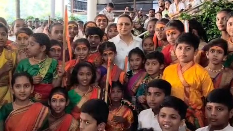 ‘Mardaani 3’: Rani Mukerji Visits DY Patil Medical College in Pune for Meet-Greet Session With Young Fans Ahead of Her Upcoming Film Release