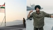 &lsquo;Border 2&rsquo;: Sunny Deol Visits INS Vikrant Ahead of His War Film&rsquo;s Release, Calls the Moment One of &lsquo;Pride, Strength and Courage&rsquo; (See Pics)
