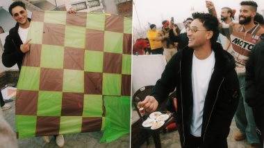 Makar Sankranti 2026: Cricketer Abhishek Sharma and Singer AP Dhillon Celebrate with Traditional Kite Flying