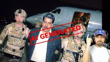 Are Viral Photos Showing Venezuela President Nicolas Maduro in US Custody Real or Fake? Fact Check Reveals Images Are AI-Generated