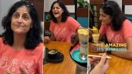 Sunita Williams Enjoys Falooda at Kozhikode Stall During Kerala Visit, Calls It Her Favourite (Watch Video)