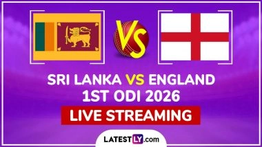 Sri Lanka vs England Live Streaming Online, 1st ODI 2026: How To Watch SL vs ENG Cricket Match Live Telecast on TV