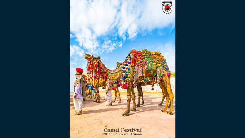 Why Is International Camel Festival Celebrated in Bikaner? Historic Streets Turn Colorful as 2026 Edition Begins with &lsquo;Hamari Virasat&rsquo; Heritage Walk