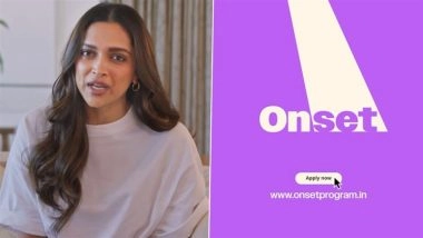 Deepika Padukone Launches &lsquo;OnSet&rsquo; on Her 40th Birthday, a Learning Program To Empower Emerging Creative Talent (Watch Video)