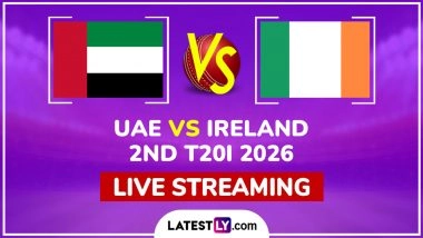 UAE vs Ireland Free Live Cricket Streaming Online in India, 2nd T20I 2026