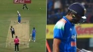 Rohit Sharma Wicket Video: Indian Opener Falls Cheaply, Scores 11 Runs In IND vs NZ 3rd ODI 2026
