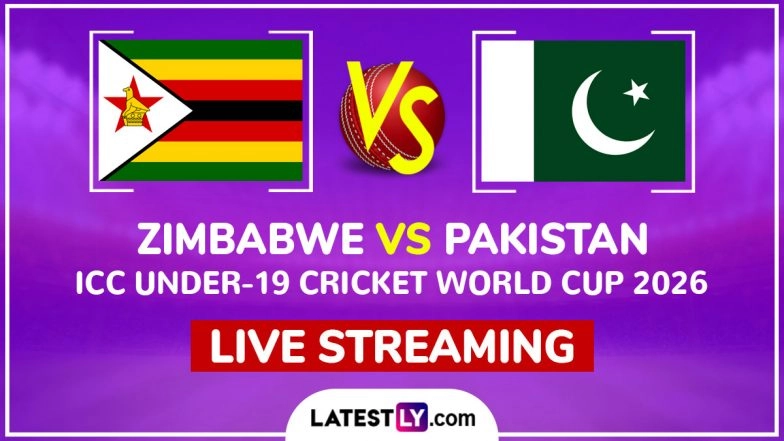 Zimbabwe vs Pakistan Live Streaming Online, ICC Under-19 Cricket World Cup 2026: How To Watch ZIM U19 vs PAK U19 Cricket Match Live Telecast on TV
