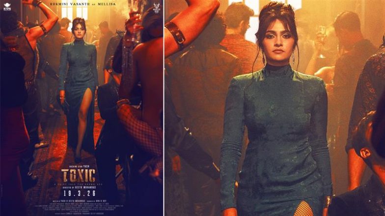 ‘Toxic’: Yash Unveils Rukmini Vasanth’s Stylish FIRST Look As Mellisa From Geetu Mohandas’ Upcoming Gangster Film (View Poster)