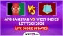 Afghanistan vs West Indies Live Score Updates of 1st T20I 2026: Get Toss Winner Result, Live Commentary and Full Scorecard Online of AFG vs WI Cricket Match
