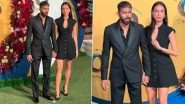 Hardik Pandya and His Girlfriend Mahieka Sharma Turn Heads As They Arrive Hand-in-Hand at &lsquo;United in Triumph&rsquo; Event in Mumbai (Watch Video)