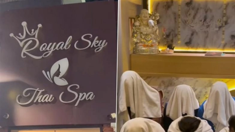 Prostitution Racket Busted at Royal Sky Thai Spa in Mira-Bhayander; 6 Women Rescued, 6 Arrested (Watch Video)