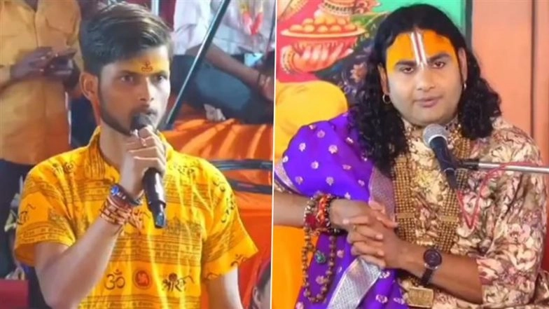 Youth Claims Massive Bitcoin Gains, Says He Will Donate INR 15,000 Crore to Aniruddhacharya Maharaj; Video Goes Viral