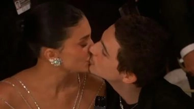 Golden Globes 2026 Heat Up As Timothee Chalamet and Kylie Jenner Share Steamy Kiss After His &lsquo;Marty Supreme&rsquo; Best Actor Win (View Post)
