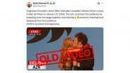 Did Javier Milei Share An On-Stage Kiss With Fatima Florez in January 2026? Old Video Goes Viral Again, Reveals Fact Check Did Javier Milei Share An On-Stage Kiss With Fatima Florez in January 2026? Old Video Goes Viral Again, Reveals Fact Check
