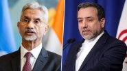 'Discussed Evolving Situation Around Iran&rsquo;: EAM S. Jaishankar Holds Call With Iran FM Seyed Abbas Araghchi as India Issues Fresh Travel Advisory Amid Escalating Unrest