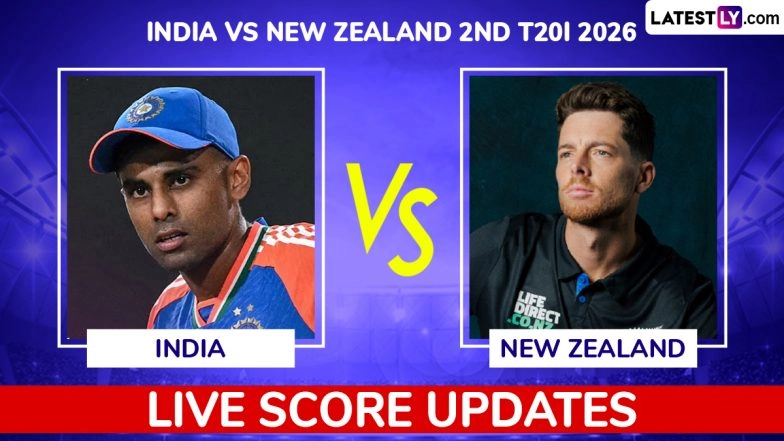 India vs New Zealand Live Score Updates of 2nd T20I 2026: Check Playing XIs