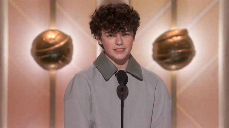 16-YO Owen Cooper Creates History With Golden Globes 2026 Win!