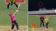 Steve Smith Hits Massive 107-Metre Six off Nathan McAndrew at SCG During Sydney Sixers vs Sydney Thunder Big Bash League 2025&ndash;26 Match (Watch Video)