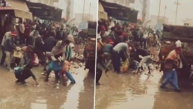 Sitamarhi Shocker: Class 7 Boy Killed in Road Crash, Crowd Loots Fish as Body Lies Nearby in Bihar (Watch Video)