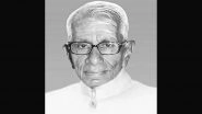 Bheemanna Khandre Dies: Former Karnataka Minister and Freedom Fighter Passes Away at 102 After Prolonged Illness